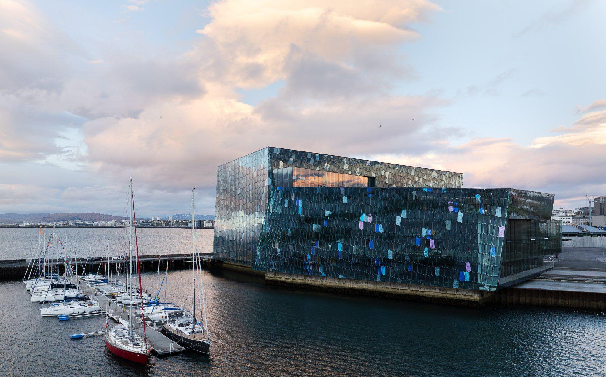 Kvöldmynd af Reykjavík